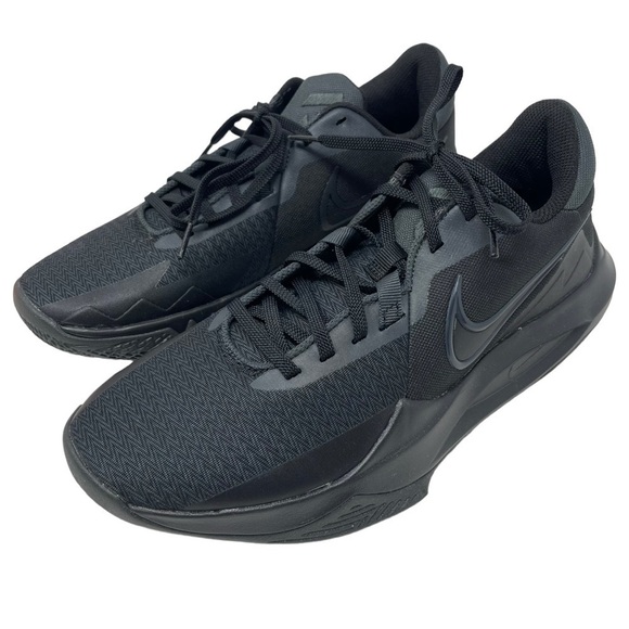 Nike Men’s Size 9 Precision VI Black Anthracite Basketball shoes DD9535-001 New - Picture 2 of 10